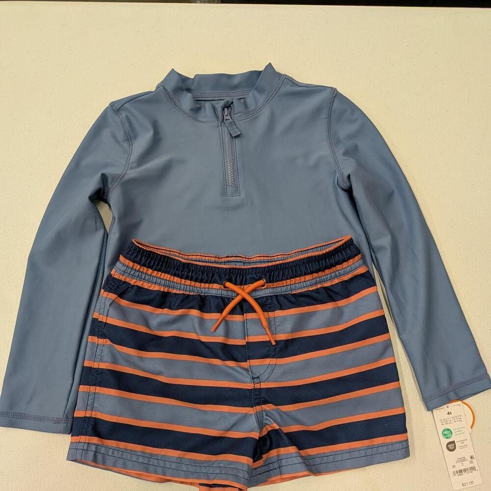 Boys 2 piece swim set including